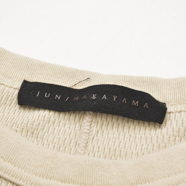 Excellent condition JUNNAKAYAMA long-sleeved thermal T-shirt, size L (JN-F)W24-017 Cotton Beige Used 4a004117