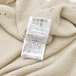 Excellent condition JUNNAKAYAMA long-sleeved thermal T-shirt, size L (JN-F)W24-017 Cotton Beige Used 4a004117