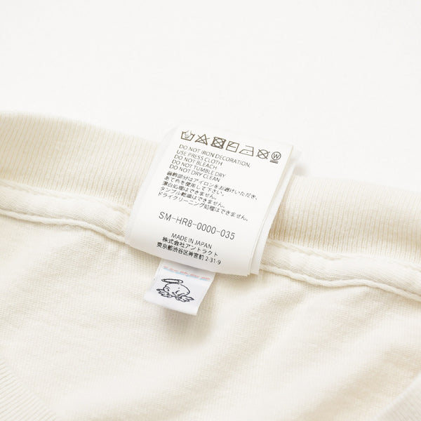 SAINT MICHAEL セントマイケル 長袖Tシャツ 666years SM-HR8-0000-035 ホワイト アイボリー コットン 美品 中古 4a004126