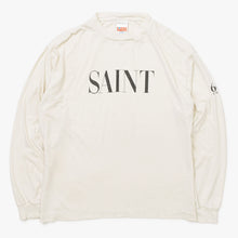 画像をギャラリービューアに読み込む, SAINT MICHAEL セントマイケル 長袖Tシャツ 666years SM-HR8-0000-035 ホワイト アイボリー コットン 美品 中古 4a004126