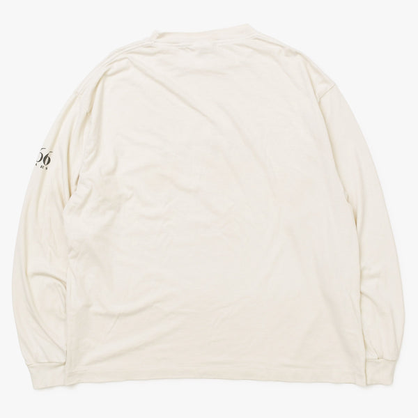 SAINT MICHAEL セントマイケル 長袖Tシャツ 666years SM-HR8-0000-035 ホワイト アイボリー コットン 美品 中古 4a004126