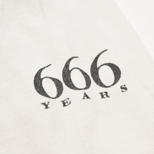 画像をギャラリービューアに読み込む, SAINT MICHAEL セントマイケル 長袖Tシャツ 666years SM-HR8-0000-035 ホワイト アイボリー コットン 美品 中古 4a004126