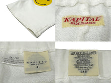 Load image into Gallery viewer, KAPITAL キャピタル スマイルスウェットパンツ EK-793 サイズ4 コットン ホワイト 日本製 良品 中古 41373