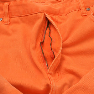 PELLE PELLE Embroidered Overalls Overalls Orange Blue White Size XL Good Condition Used 4a004143