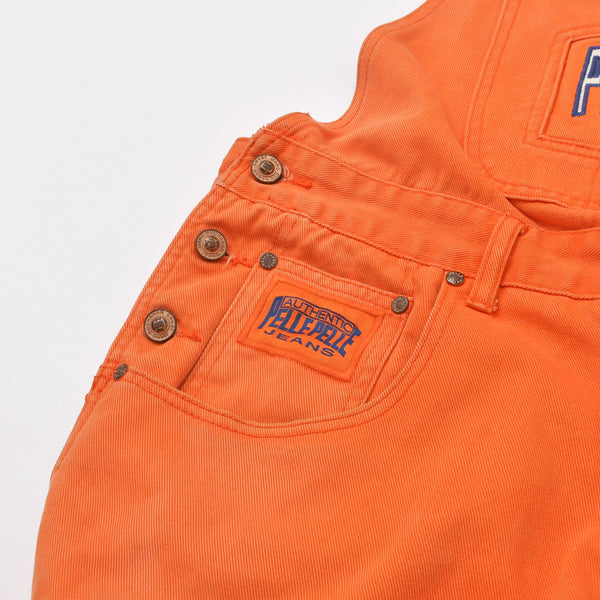 PELLE PELLE Embroidered Overalls Overalls Orange Blue White Size XL Good Condition Used 4a004143