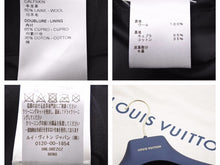 画像をギャラリービューアに読み込む, 幻 新品 LOUIS VUITTON ルイヴィトン モノグラムエンボスレザーアンドウールブルゾン ブラック 1AA7ER サイズ50 中古 41450