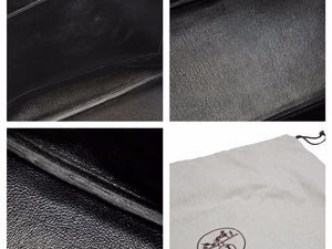 HERMES エルメス BIRKIN バーキン35 ブラック 黒 トリヨンクレマンス ハンドバッグ ○Y刻/刻印 美品 中古 41490