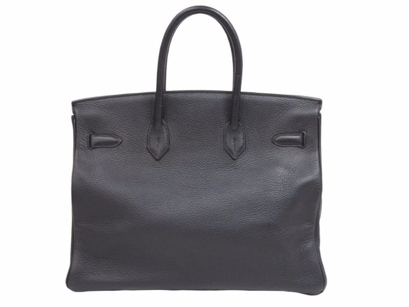 HERMES エルメス BIRKIN バーキン35 ブラック 黒 トリヨンクレマンス ハンドバッグ ○Y刻/刻印 美品 中古 41490