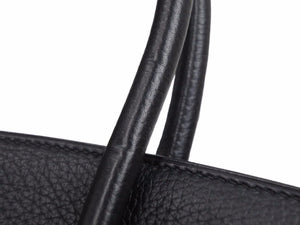 HERMES エルメス BIRKIN バーキン35 ブラック 黒 トリヨンクレマンス ハンドバッグ ○Y刻/刻印 美品 中古 41490