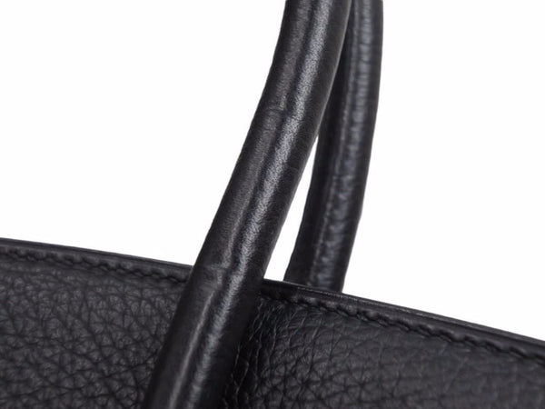 HERMES エルメス BIRKIN バーキン35 ブラック 黒 トリヨンクレマンス ハンドバッグ ○Y刻/刻印 美品 中古 41490