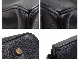 HERMES エルメス BIRKIN バーキン35 ブラック 黒 トリヨンクレマンス ハンドバッグ ○Y刻/刻印 美品 中古 41490