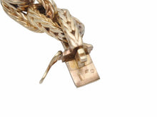 Load image into Gallery viewer, HERMES エルメスエルメス ヴァンドーム MM ブレスレット 16コマ ヴェルメイユ加工 ゴールド ヴィンテージ シェーヌダンクル 美品 中古 42064