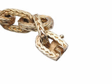 Load image into Gallery viewer, HERMES エルメスエルメス ヴァンドーム MM ブレスレット 16コマ ヴェルメイユ加工 ゴールド ヴィンテージ シェーヌダンクル 美品 中古 42064