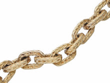 Load image into Gallery viewer, HERMES エルメスエルメス ヴァンドーム MM ブレスレット 16コマ ヴェルメイユ加工 ゴールド ヴィンテージ シェーヌダンクル 美品 中古 42064