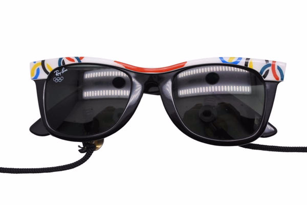 Ray-Ban レイバン 1992 OLYMPIC GAMES OFFICIAL LICENSED デッドストック ボシュロム製 ブラック マルチカラー 美品 中古 42111