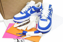 画像をギャラリービューアに読み込む, LOUISVUITTON ルイヴィトン ナイキ AIR FORCE 1 LOW サイズ6 モノグラムレザーローカットスニーカー ブルー 42115