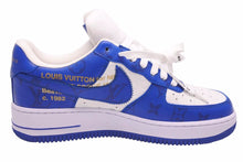 画像をギャラリービューアに読み込む, LOUISVUITTON ルイヴィトン ナイキ AIR FORCE 1 LOW サイズ6 モノグラムレザーローカットスニーカー ブルー 42115