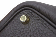 Load image into Gallery viewer, HERMES エルメス ハンドバッグ ピコタンロックPM エベヌ トリヨンクレマンス Z刻印 2021年製 エベンヌ エベーヌ 濃茶 中古 42292