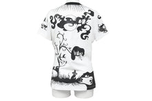 画像をギャラリービューアに読み込む, John Galliano ジョンガリアーノ Tシャツ アニマルプリント 2H12059633 ホワイト ブラック レッド サイズM 美品 中古 42485