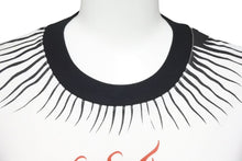 画像をギャラリービューアに読み込む, John Galliano ジョンガリアーノ Tシャツ アニマルプリント 2H12059633 ホワイト ブラック レッド サイズM 美品 中古 42485