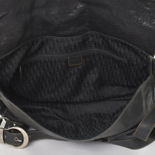 Load image into Gallery viewer, 極美品 Christian Dior クリスチャンディオール ガウチョ ダブルサドルバッグ 07-MA-0066 カーフレザー ブラック ガリアーノ期 中古 4a004252