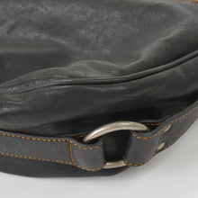Load image into Gallery viewer, 極美品 Christian Dior クリスチャンディオール ガウチョ ダブルサドルバッグ 07-MA-0066 カーフレザー ブラック ガリアーノ期 中古 4a004252