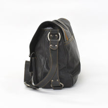 Load image into Gallery viewer, 極美品 Christian Dior クリスチャンディオール ガウチョ ダブルサドルバッグ 07-MA-0066 カーフレザー ブラック ガリアーノ期 中古 4a004252