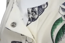 Load image into Gallery viewer, CHANEL シャネル 半袖シャツ 96P 総柄 クロップド ショート丈 ココマーク ロゴ トップス 中古 43032