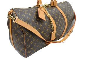 Very good condition LOUIS VUITTON Crash Period Keepall Bandouliere 50 Virgil Abloh M44880 Monogram Boston Bag Used 43058