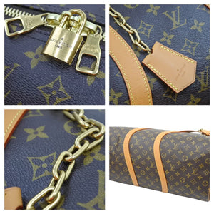 Very good condition LOUIS VUITTON Crash Period Keepall Bandouliere 50 Virgil Abloh M44880 Monogram Boston Bag Used 43058