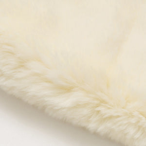 Very good condition CHANEL Chanel Dekacoco Mark Lapin Neck Warmer Muffler Lapin White Black Used 4a004360