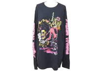 画像をギャラリービューアに読み込む, THE WEEKEND × READY MADE ザウィークエンド レディメイド 限定 長袖Ｔシャツ ブラック トップス サイズL 美品 中古 43737