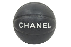 Super Rare CHANEL Basketball Black Silver 2019 Sold Out Immediately Good Condition Used 43723