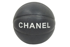 Super Rare CHANEL Basketball Black Silver 2019 Sold Out Immediately Good Condition Used 43723