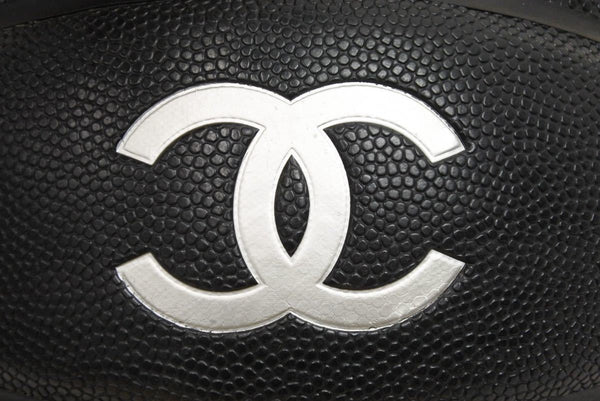 Super Rare CHANEL Basketball Black Silver 2019 Sold Out Immediately Good Condition Used 43723