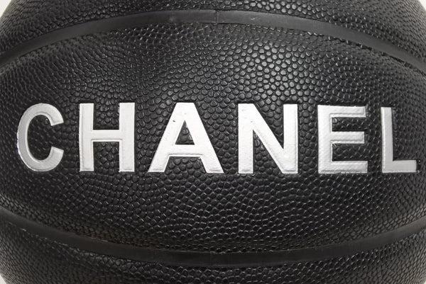 Super Rare CHANEL Basketball Black Silver 2019 Sold Out Immediately Good Condition Used 43723
