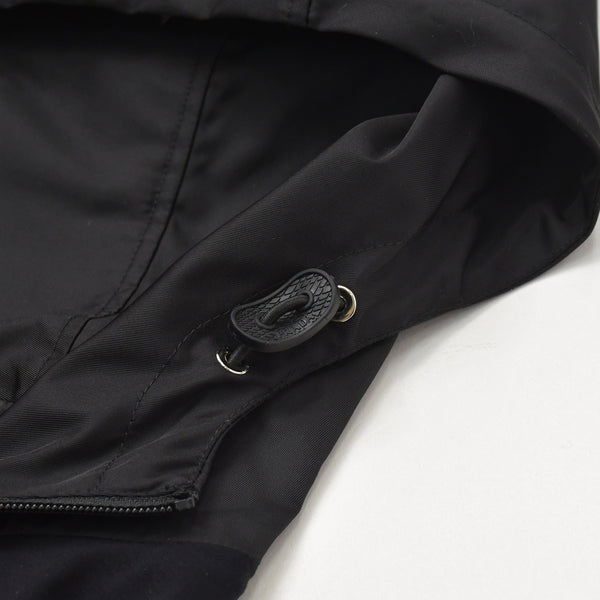 Very Good Condition PRADA Technical Cotton × Re-Nylon Zip Up Parka UJL79A Black Triangle Logo Plate S Size Used 4a004375