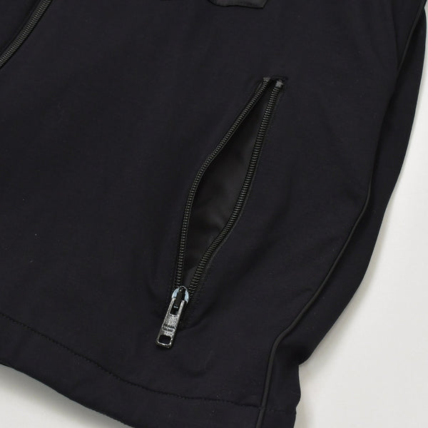 Very Good Condition PRADA Technical Cotton × Re-Nylon Zip Up Parka UJL79A Black Triangle Logo Plate S Size Used 4a004375