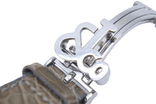 画像をギャラリービューアに読み込む, Jacob&amp;co ジェイコブ 5タイムゾーン 47mm 純正レザーベルト 腕時計 替えベルト レザー カーキ シルバー 良品 中古 4b014037