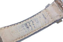 画像をギャラリービューアに読み込む, Jacob&amp;co ジェイコブ 5タイムゾーン 47mm 純正レザーベルト 腕時計 替えベルト レザー カーキ シルバー 良品 中古 4b014037