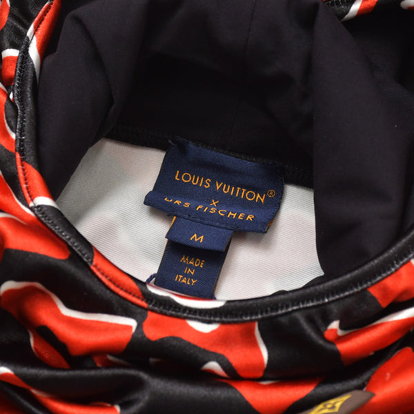 Like new LOUIS VUITTON Jersey Tops Hoodie Urus Fischer Red 1A8B4W Used 4a004401