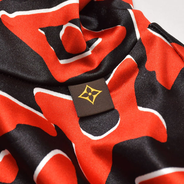 Like new LOUIS VUITTON Jersey Tops Hoodie Urus Fischer Red 1A8B4W Used 4a004401