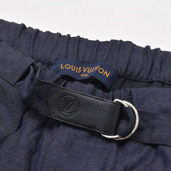 Like new LOUIS VUITTON Trousers Ruched Slacks RM182Q HAW HFP56W Easy Pants Navy Size 40 Men's Used 4a004402