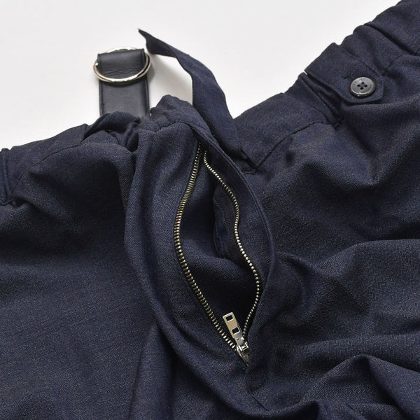 Like new LOUIS VUITTON Trousers Ruched Slacks RM182Q HAW HFP56W Easy Pants Navy Size 40 Men's Used 4a004402