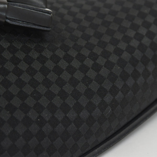 極美品 LOUIS VUITTON ルイヴィトン モカシン タッセルローファー サテン ビジネスシューズ ブラック サイズ7L 中古 4a004403