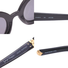 画像をギャラリービューアに読み込む, Louis Vuitton ルイヴィトン Kusama 草間彌生 ウェーブロン ラウンドフレームサングラス Z0480W メガネ ドット総柄 美品 中古 44142