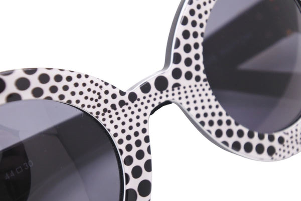LOUIS VUITTON ルイヴィトン Kusama 草間彌生 ウェーブロン ラウンドフレームサングラス Z0480W メガネ ドット総柄 美品 中古 44142