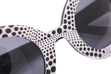 画像をギャラリービューアに読み込む, Louis Vuitton ルイヴィトン Kusama 草間彌生 ウェーブロン ラウンドフレームサングラス Z0480W メガネ ドット総柄 美品 中古 44142