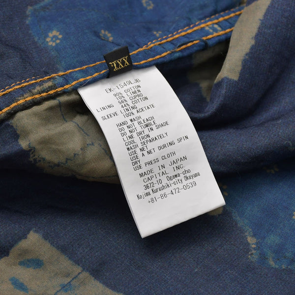 新品未使用品 KAPITAL キャピタル BORO SPRING 1ST JKT EK-1549LJB スプリングファーストジャケット 襤褸 ボロ インディゴ サイズ 5 中古 4a004419