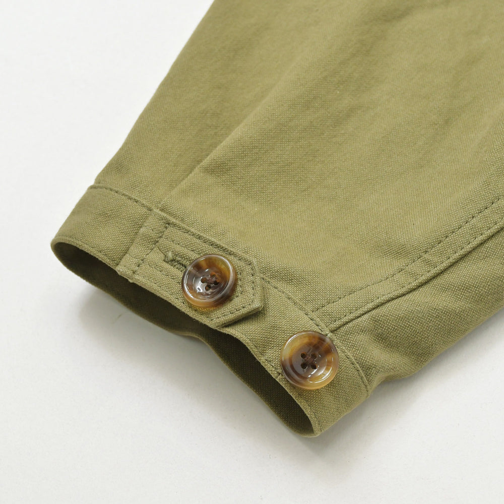 Very Good Condition KAPITAL Capital Wool Surge Cutout Elbow Jacket K2503L J094 Khaki Silver Hardware Used 4a004421
